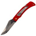 Nóż składany Mikov Crocodile Clip Point Red ABS, Mirror, Klips (243-NH-1/C CLIP/RED)