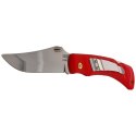 Nóż składany Mikov Crocodile Clip Point Red ABS, Mirror, Klips (243-NH-1/C CLIP/RED)