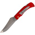 Nóż składany Mikov Crocodile Clip Point Red ABS, Mirror, Klips (243-NH-1/C CLIP/RED)