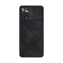 Etui Nillkin Qin Leather Pro do Xiaomi Poco X4 Pro 5G (czarne)