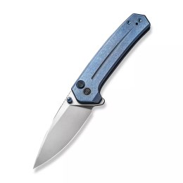 Nóż składany WE Knife Culex Blue Titanium, Silver Bead Blasted CPM 20CV (WE21026B-4)