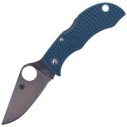 Nóż składany Spyderco Manbug Blue FRN K390 Plain (MFPK390)