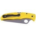 Nóż składany Spyderco Pacific Salt 2 FRN Yellow Plain (C91PYL2)