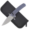 Nóż składany WE Knife Culex Blue Titanium, Silver Bead Blasted CPM 20CV (WE21026B-4)
