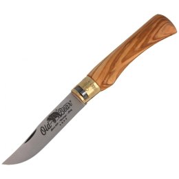 Nóż składany Antonini Old Bear Classical XL Olive Wood, Satin AISI 420 (9307/23_LU)