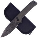 Nóż składany Civivi Conspirator Dark Green Micarta, Damascus (C21006-DS1)