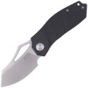 Nóż składany Kubey Ceyx Black G10, Satin D2