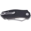 Nóż składany Kubey Ceyx Black G10, Satin D2