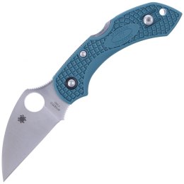 Nóż składany Spyderco Dragonfly 2 Wharncliffe Blue FRN, K390 Plain (C28FP2WK390)