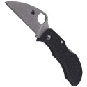 Nóż składany Spyderco Manbug Wharncliffe Black FRN, Plain (MBKWP)