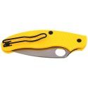 Nóż składany Spyderco UK Penknife Salt FRN Yellow LC200N Plain (C94PYL)