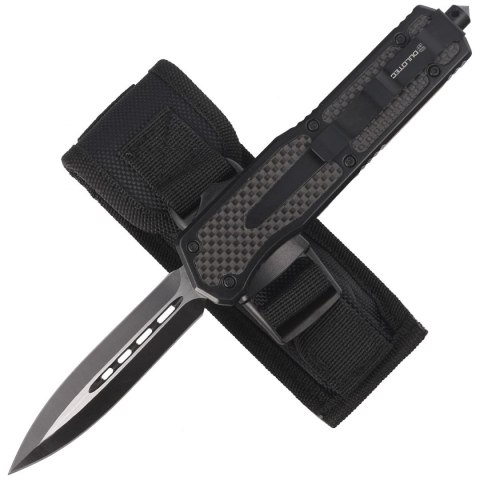 Nóż automatyczny Dulotec OTF Aluminium / Carbon Fiber, Two-Tone