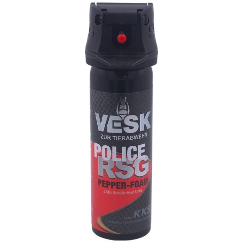Gaz pieprzowy KKS VESK RSG Police Foam 2mln SHU, Stream 63ml