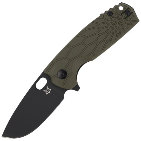 Nóż składany Fox Core OD Green FRN, Cerakote Black N690 by Jesper Voxnaes (FX-604 OD)