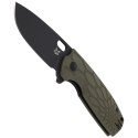 Nóż składany Fox Core OD Green FRN, Cerakote Black N690 by Jesper Voxnaes (FX-604 OD)