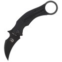 Nóż składany FOX Karambit Black Bird by Bastinelli G10 Black, Black Idroglider (FX-591)