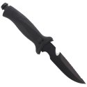 Nóż nurkowy FOX Tekno Military 2 Black / Black Blade (641)