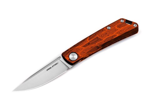 Scyzoryk Real Steel Luna Damast G10 Sky Orange Boker EX