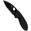 Nóż składany Spyderco Efficient G-10 Black / Black Blade Combination (C216GPSBBK)