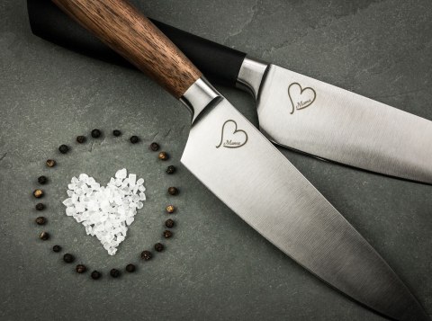 Boker Manufaktur Solingen Core Nóż Szefa Kuchni Mały Mama X50CrMoV15 Orzech