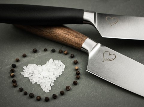 Boker Manufaktur Solingen Core Nóż Szefa Kuchni Mały Mama X50CrMoV15 Orzech