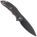 Nóż składany WE Knife Makani LE No 019/300 Black Titanium, Black Stonewashed CPM 20CV by Anton Tkachenko (WE21048-1)