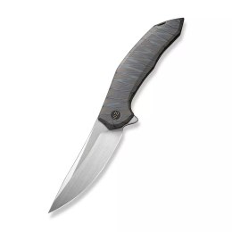 Nóż składany WE Knife Merata LE No 149/200 Tiger Stripe Titanium, Hand Rubbed Satin CPM 20CV by Anton Tkachenko (WE22008A-3)