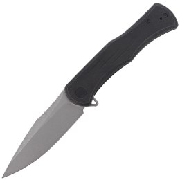 Nóż składany WE Knife Primoris Black Titanium, Gray Stonewashed (WE20047A-2)