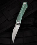 Nóż składany Bestech Ivy Green Titanium, Stonewashed/Satin CPM S35VN by Ostap Hel (BT2004D)