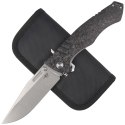 Nóż składany Bestech Keen II Black Titanium/Marbled Carbon Fiber, Stonewashed/Satin CPM S35VN by Koens Craft (BT2301B)