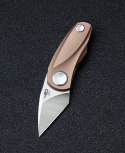 Nóż składany Bestech Tulip Frame Lock Pink Titanium, Stonewash / Satin M390 by Ostap Hel (BT1913D)