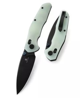 Nóż składany Bestechman Ronan Jade G10, Black Titanized Stonewash 14C28N (BMK02I)