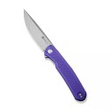 Nóż składany Sencut Scitus Purple G10, Gray Stonewashed D2 by Ostap Hel (S21042-2)