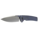 Nóż składany WE Knife Subjugator Blue Titanium, Satin CPM 20CV (WE21014C-3)