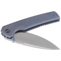 Nóż składany WE Knife Subjugator Blue Titanium, Satin CPM 20CV (WE21014C-3)