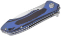 Nóż składany Bestech Beluga Black / Blue G10, Stonewashed / Satin D2 (BG11G-2)