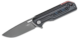 Nóż składany Bestech Circuit Black G10, Gray Titanized K110 (BG35A-2)