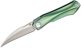 Nóż składany Bestech Ivy Green Titanium, Stonewashed/Satin CPM S35VN by Ostap Hel (BT2004D)