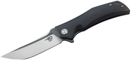Nóż składany Bestech Scimitar Black G10, Gray / Satin D2 (BG05A-2)