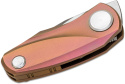 Nóż składany Bestech Tulip Frame Lock Pink Titanium, Stonewash / Satin M390 by Ostap Hel (BT1913D)