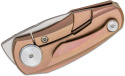 Nóż składany Bestech Tulip Frame Lock Pink Titanium, Stonewash / Satin M390 by Ostap Hel (BT1913D)