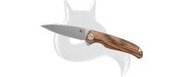 Nóż składany BlackFox Argus Ziricote Wood, Satin D2 by Grigorii Matveev (BF-760 W)