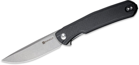 Nóż składany Sencut Scitus Black G10, Gray Stonewashed D2 by Ostap Hel (S21042-1)