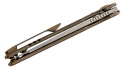 Nóż składany WE Knife Shakan LE No 176/210 Bronze Titanium, Gray Stonewashed CPM 20CV (WE20052B-2)