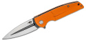 Nóż składany Bestech Fin Orange G10, Satin/Black 14C28N (BG34B-2)