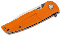 Nóż składany Bestech Fin Orange G10, Satin/Black 14C28N (BG34B-2)