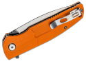 Nóż składany Bestech Fin Orange G10, Satin/Black 14C28N (BG34B-2)