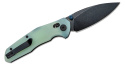 Nóż składany Bestechman Ronan Jade G10, Black Titanized Stonewash 14C28N (BMK02I)