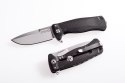 Nóż składany LionSteel SR22A Black Aluminum, Satin Sleipner by Molletta (SR22A BS)