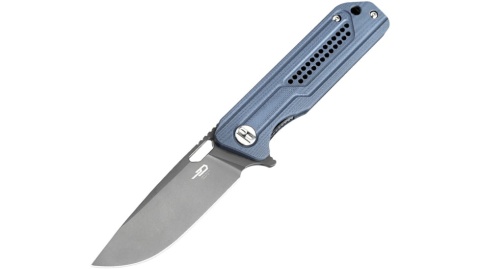 Nóż składany Bestech Circuit Gray G10, Gray Titanized K110 (BG35B-2)